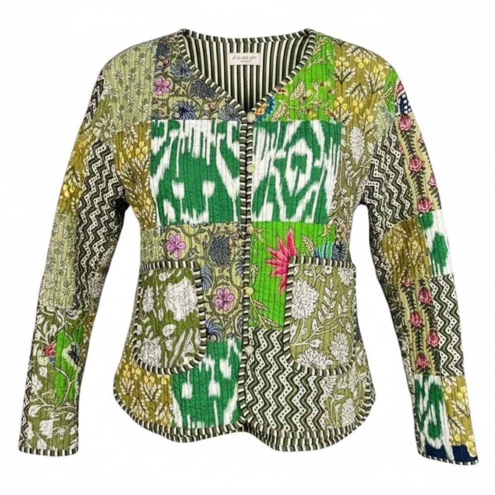 Colorful Patchwork Jacket - image 1